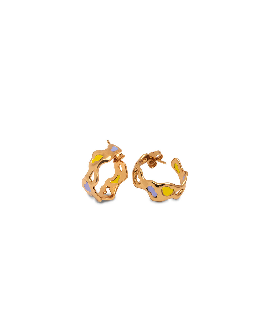 Hoops Blast Up Earrings