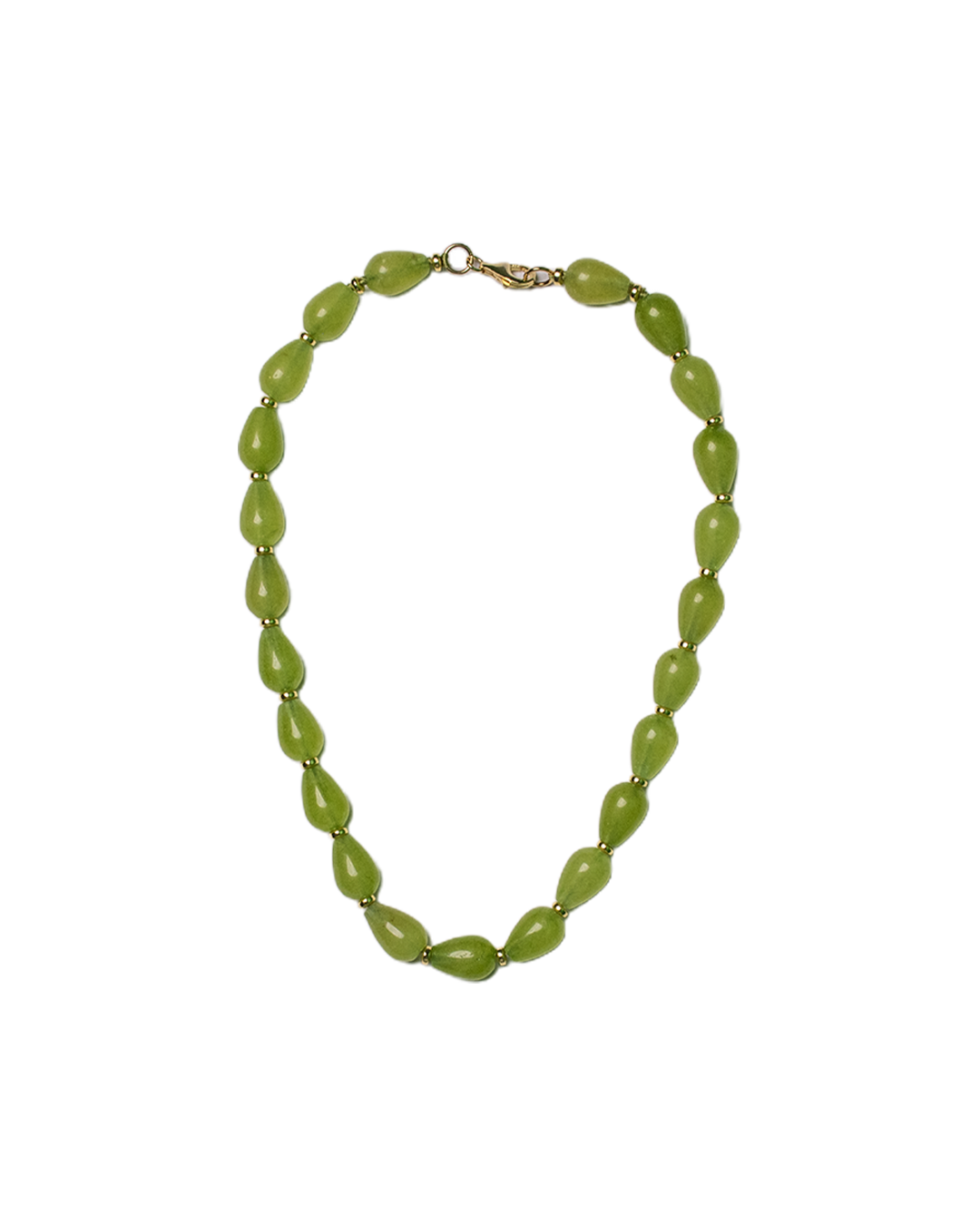 Green Jade & Hematite Necklace