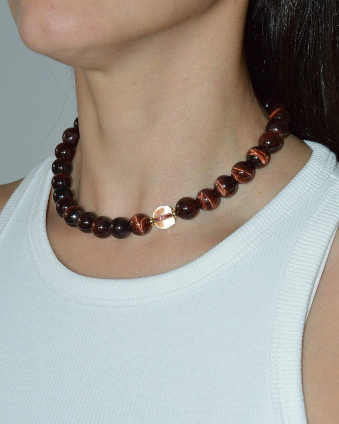 Red Tiger’s Eye Necklace