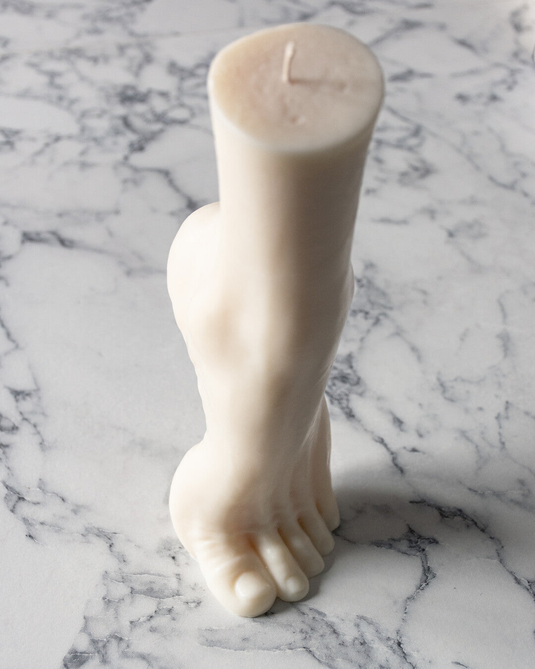 Foot Sculpture candle