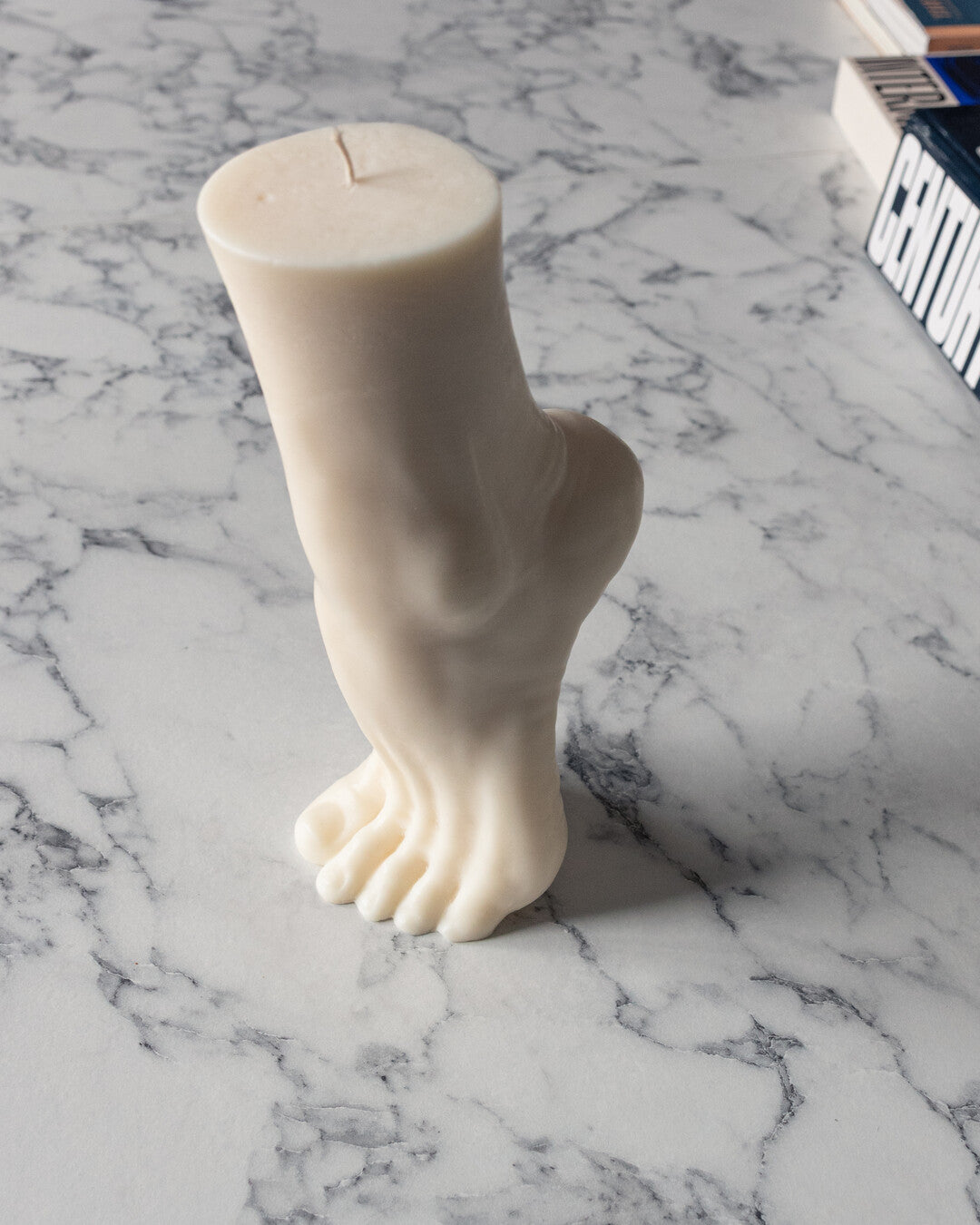 Foot Sculpture candle