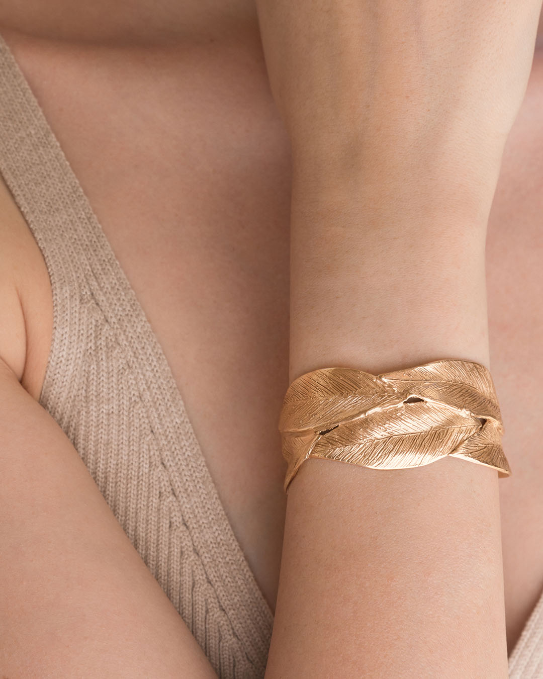 Bracelet Double Leaves