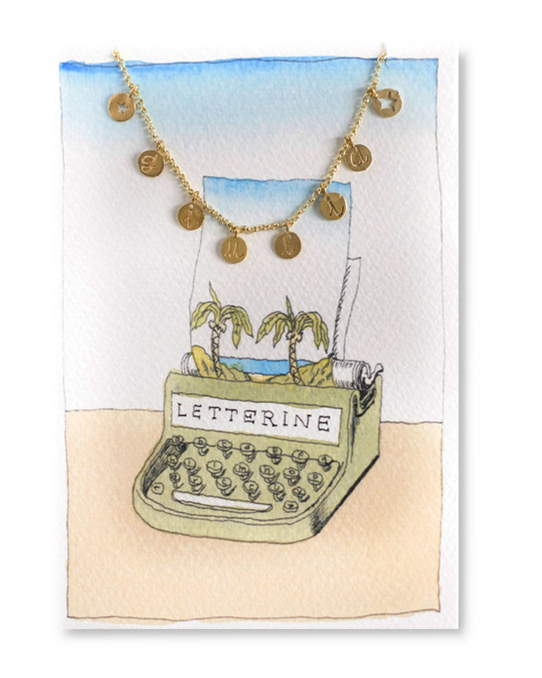 Custom handmade gold necklace - Giulia Tamburini personalize