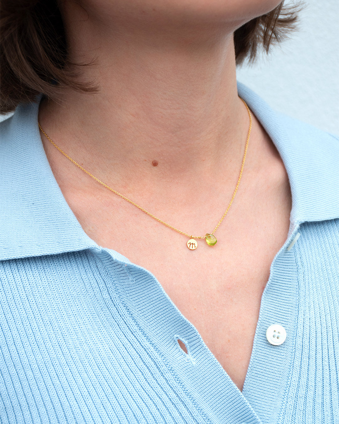 Custom handmade gold necklace - Giulia Tamburini personalize