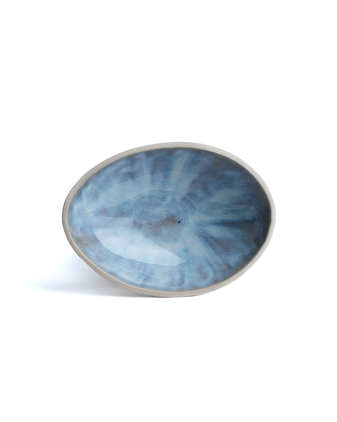 Iridescent Oval and Round Irregular Bowls - Set of 2 - Goki Ceramique