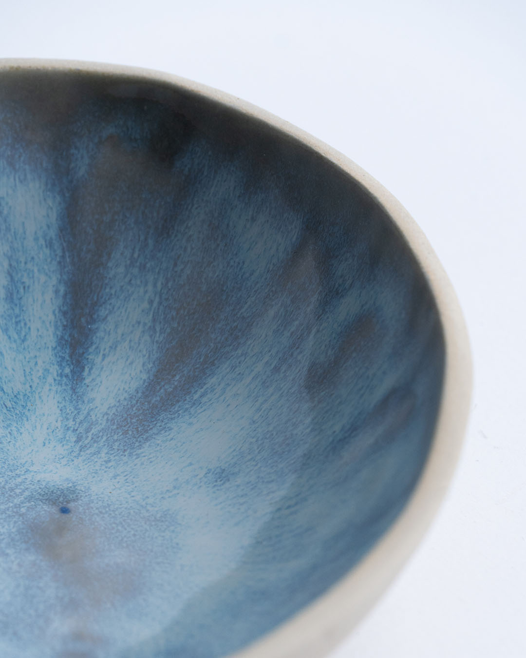 Iridescent Oval Irregular Bowl - Goki Ceramique