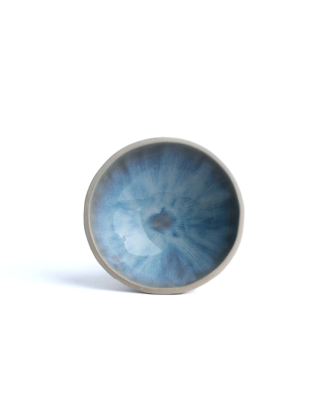 Iridescent Round Irregular Bowl - Goki Ceramique