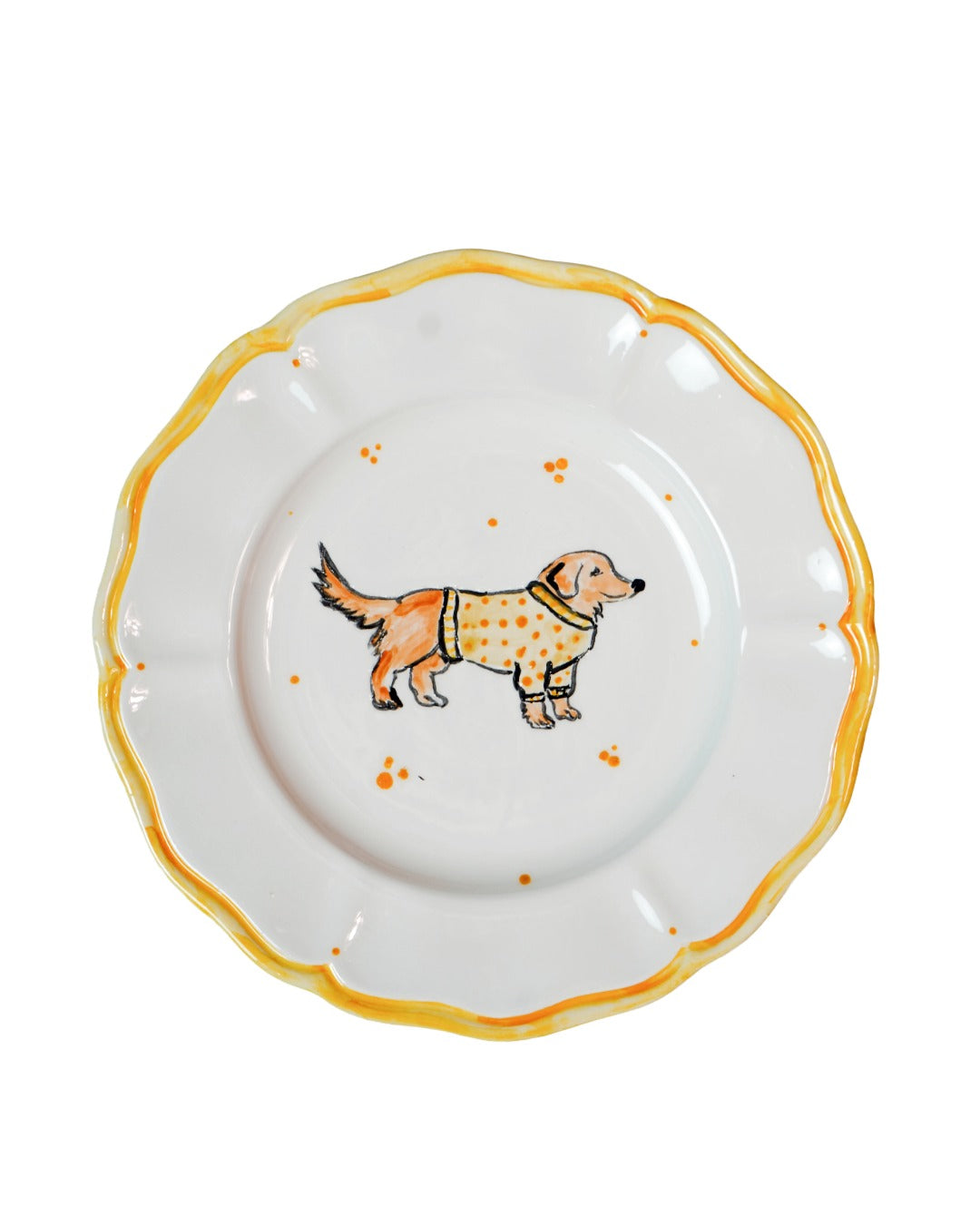 Scalloped Golden Retriever Set