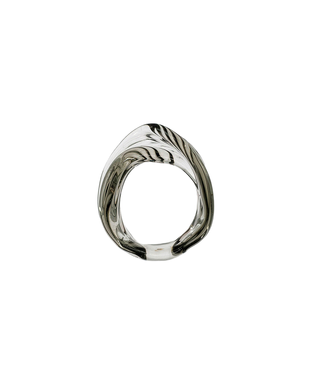 Wave Murano glass ring