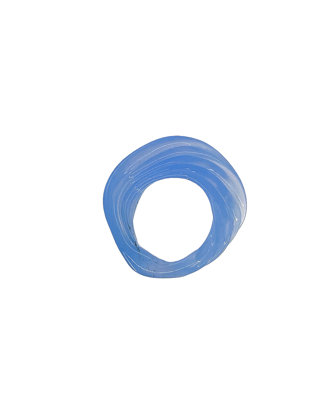 Wave Murano glass ring