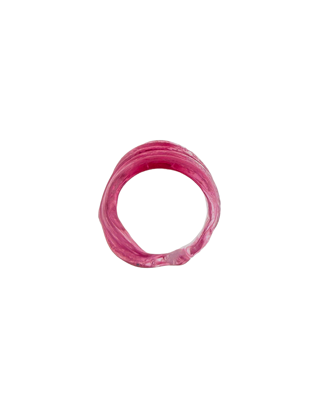 Wave Murano glass ring