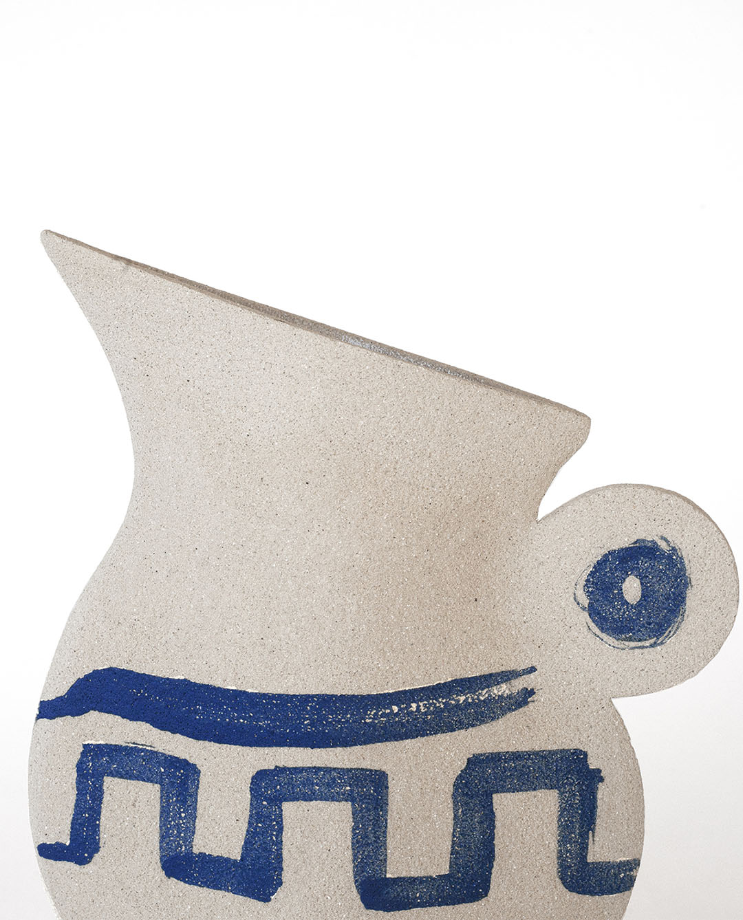 Vase Illustré en Céramique ‘Pichet Grec N°1’