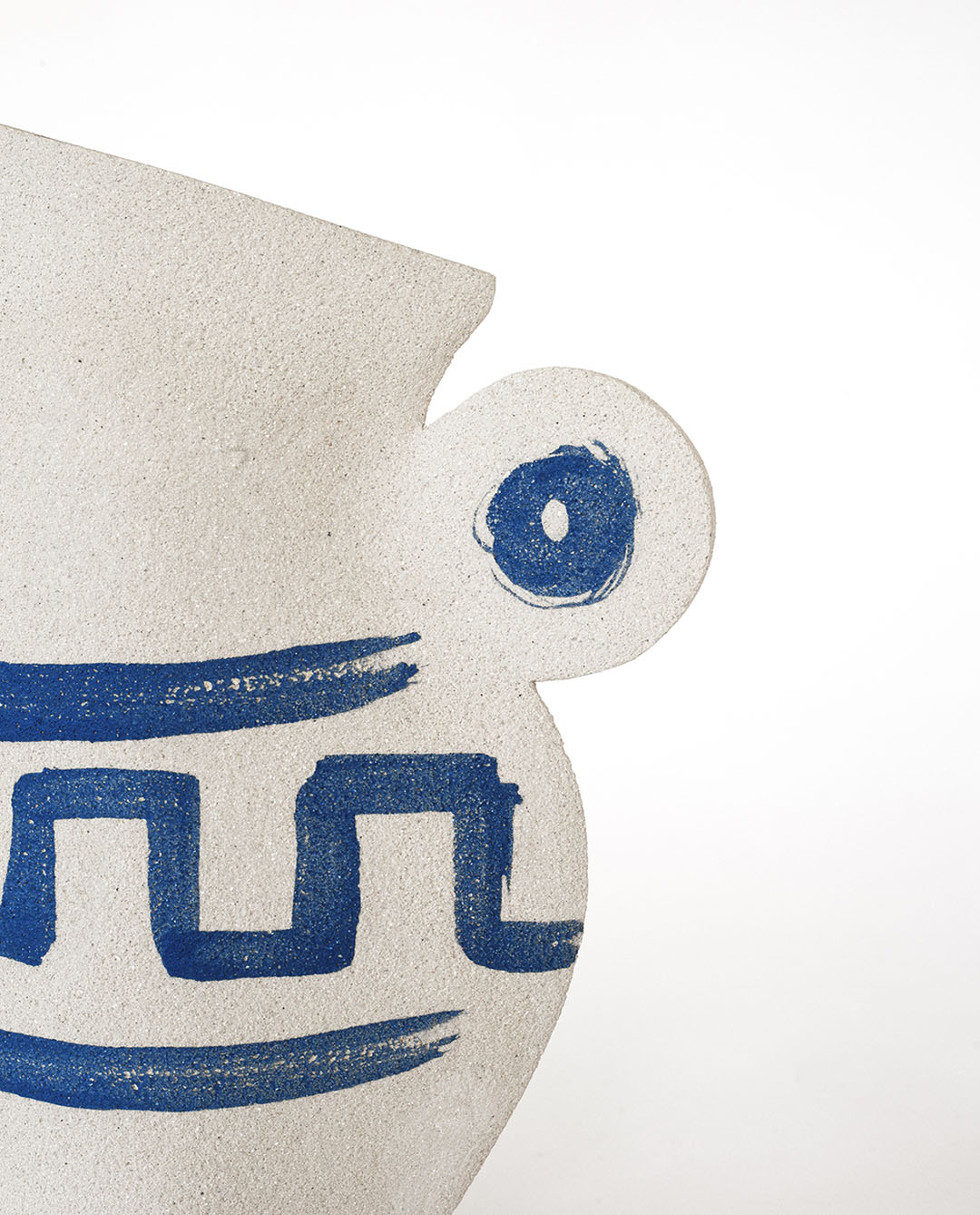 Vase Illustré en Céramique ‘Pichet Grec N°1’