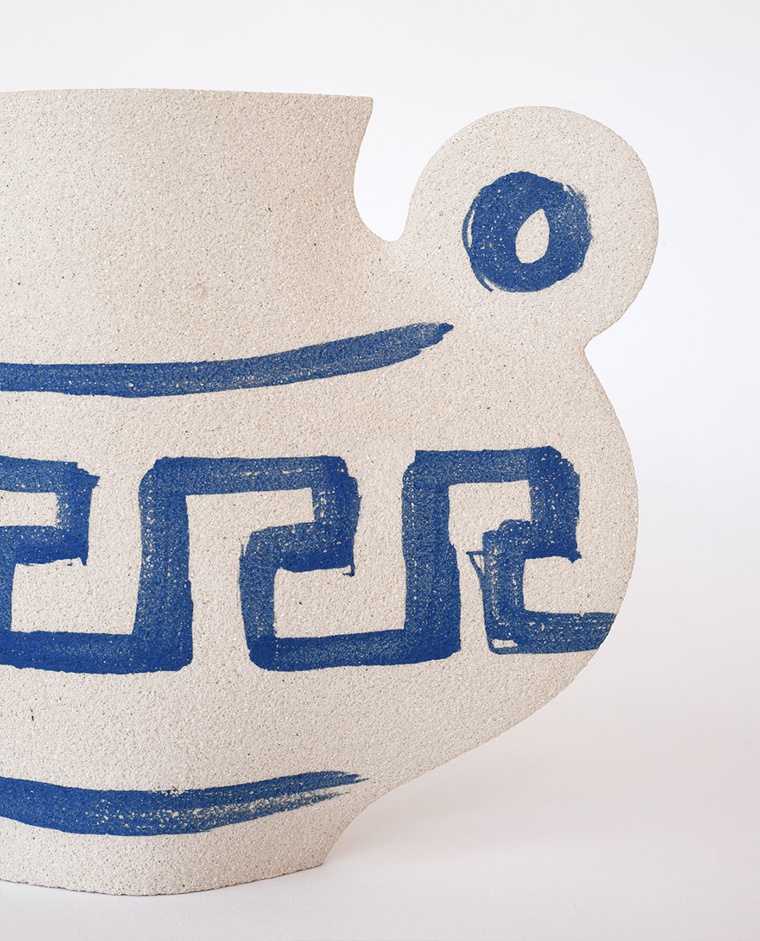 Vaso in ceramica illustrato 'Greek'
