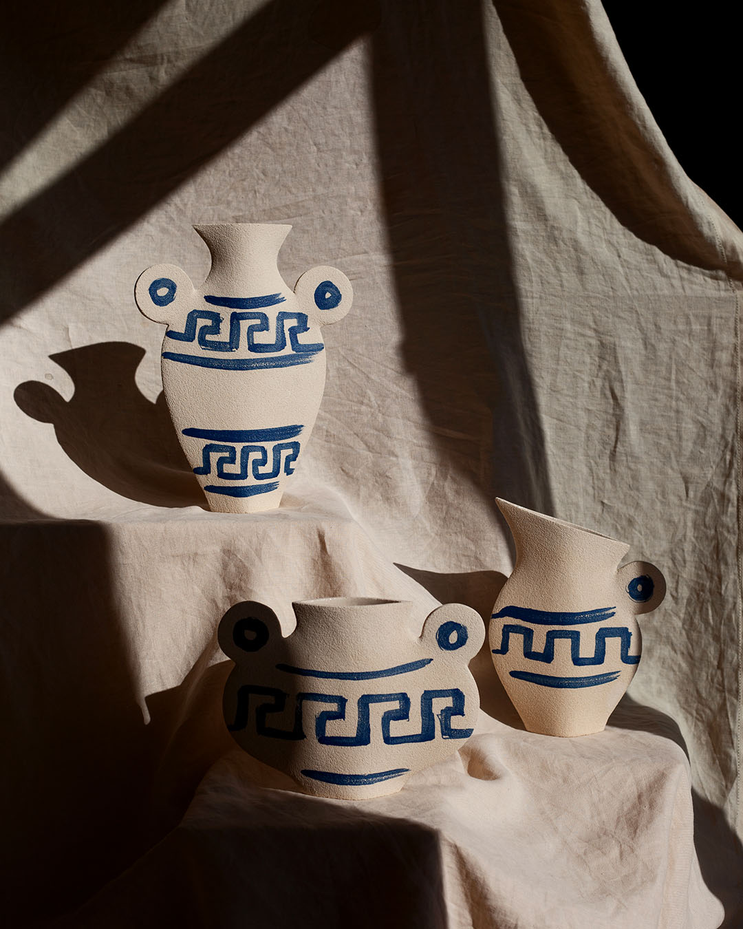 'Greek' Ceramic Illustrated Vase