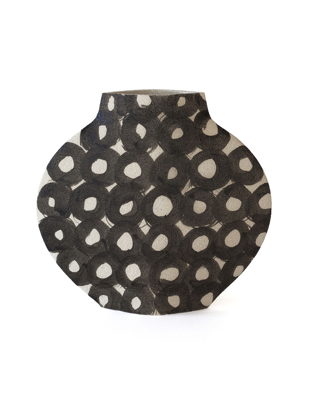 ‘Rounds Pattern’ Ceramic Illustrated Vase