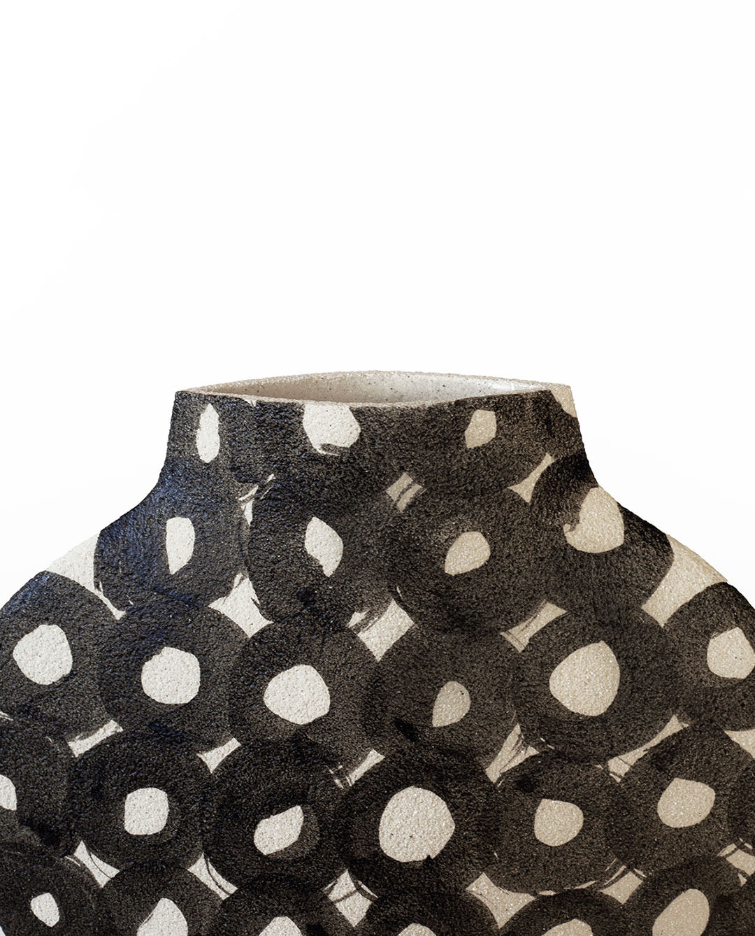 ‘Rounds Pattern’ Ceramic Illustrated Vase