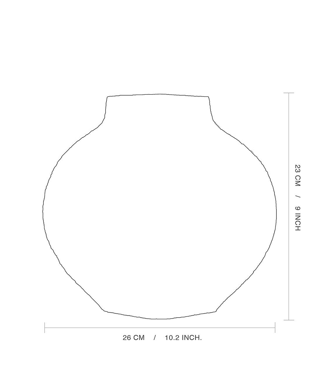 ‘Rounds Pattern’ Ceramic Illustrated Vase