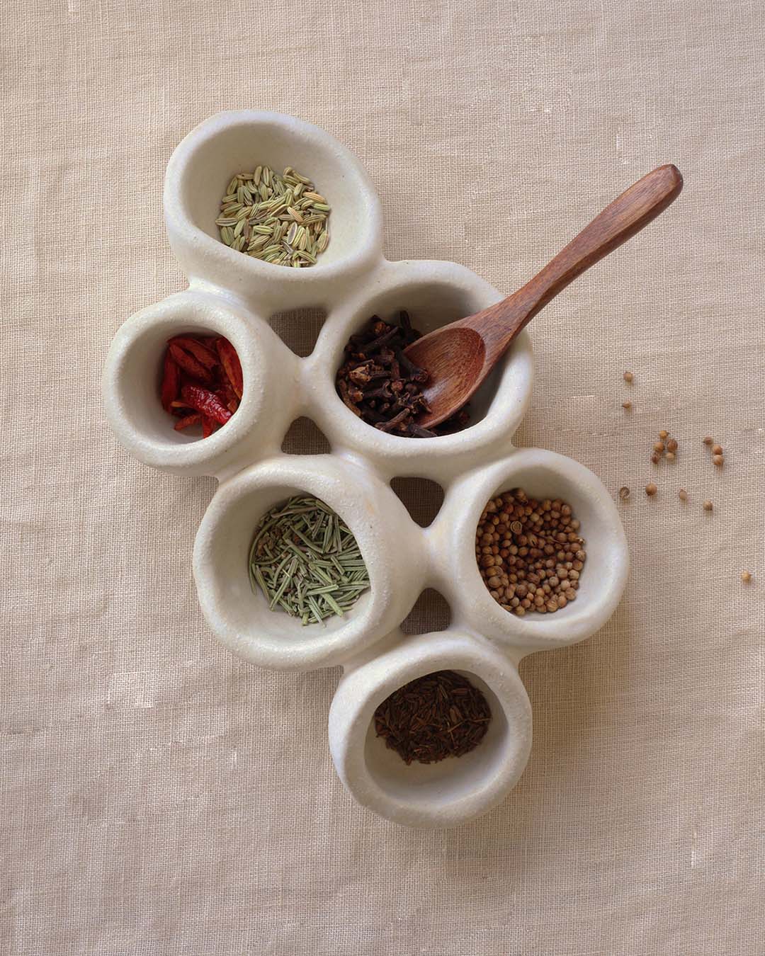 Piatto in ceramica 'Organic Fusion N°1'