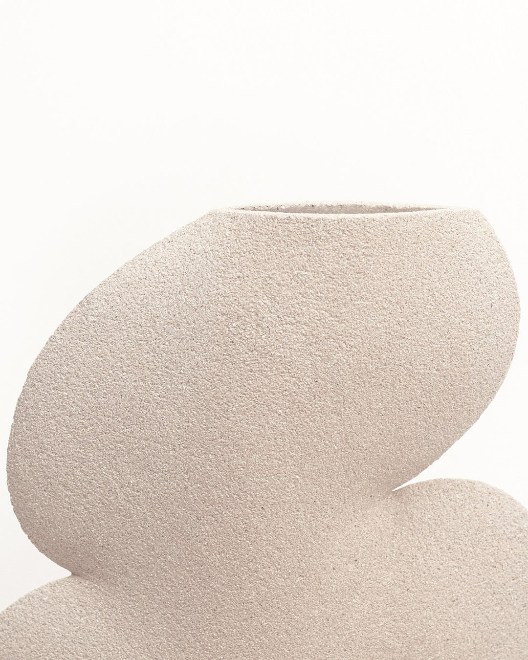 'Ellipse N°1' Vase en Céramique
