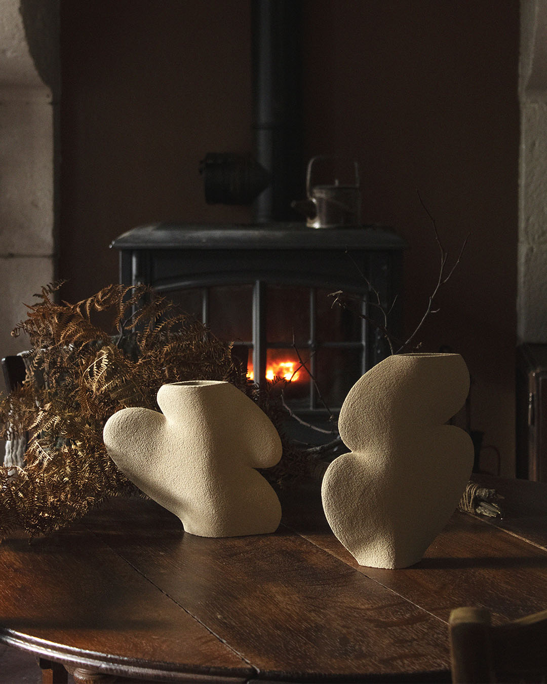 'Ellipse N°1' Vase en Céramique