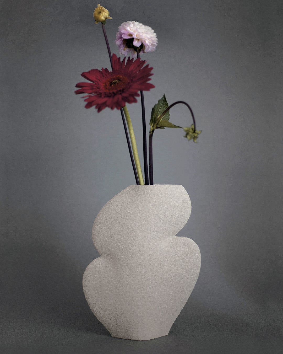 'Ellipse N°1' Vase en Céramique
