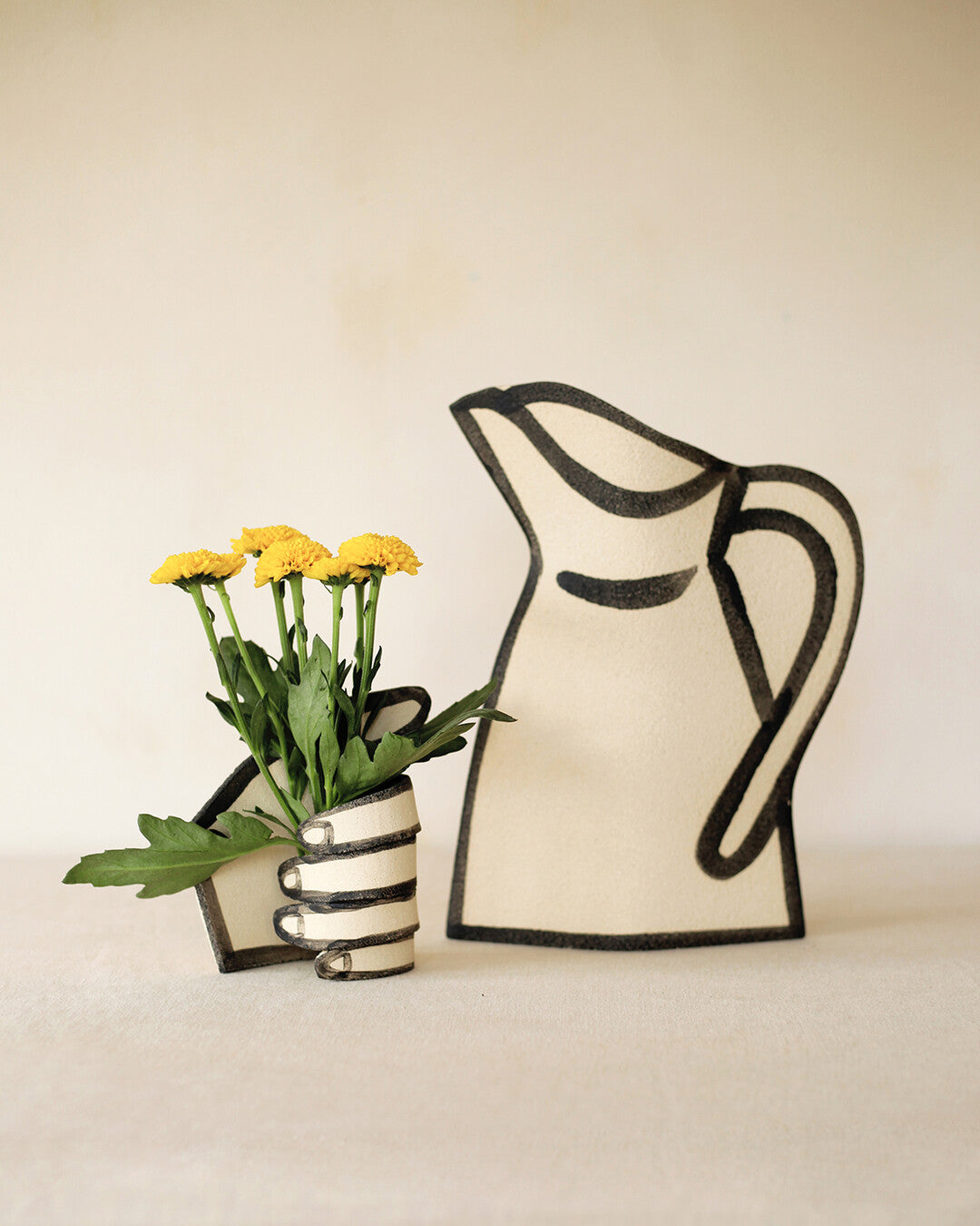 'Hand 1' Ceramic Illustrated Object