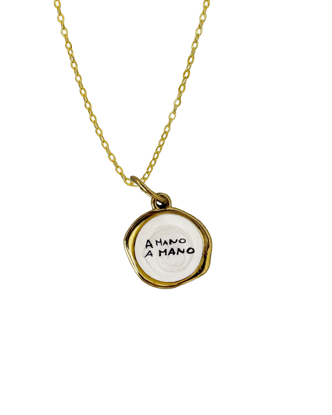 "A mano a mano" - Round Necklace