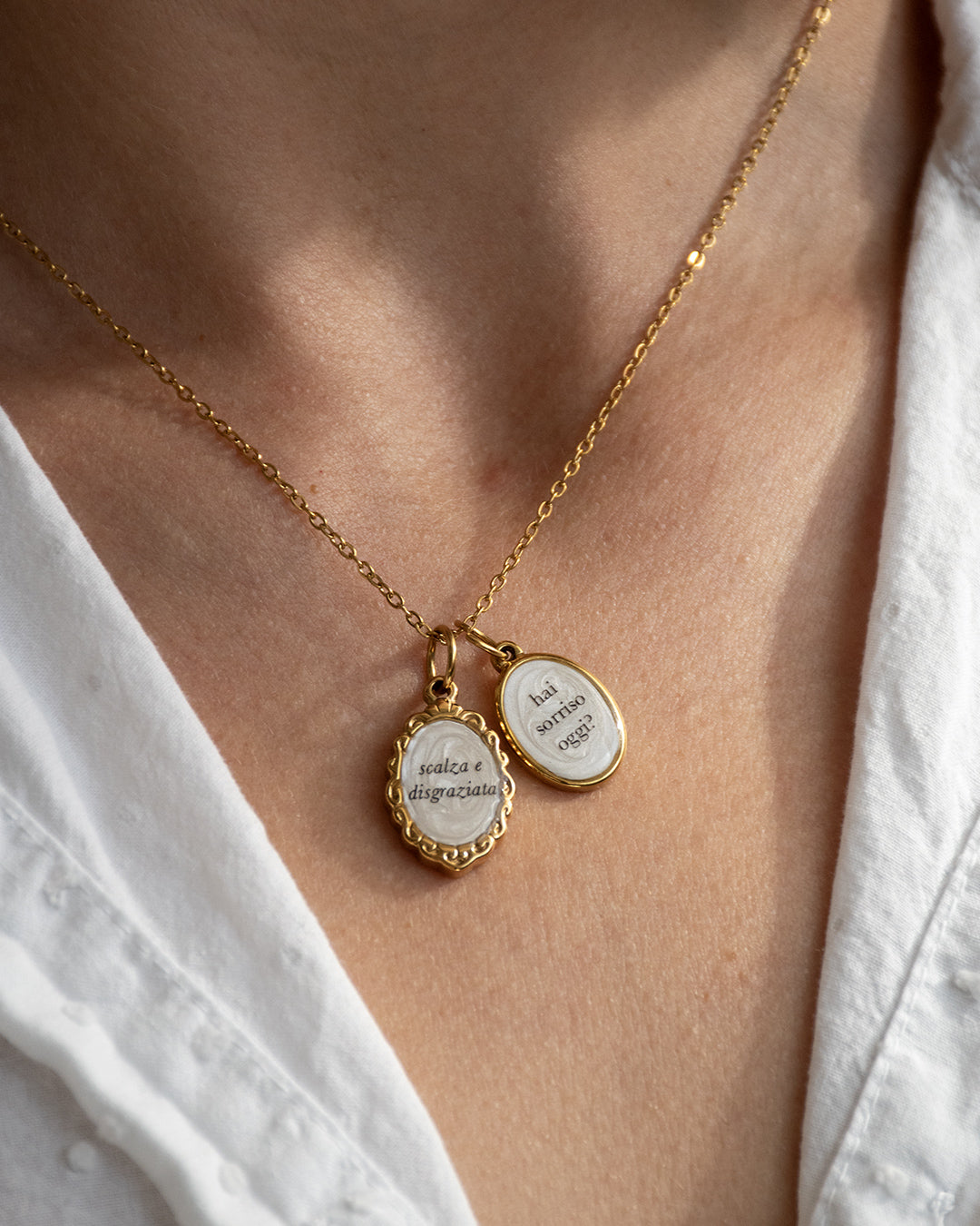 "Scalza e disgraziata" - Necklace