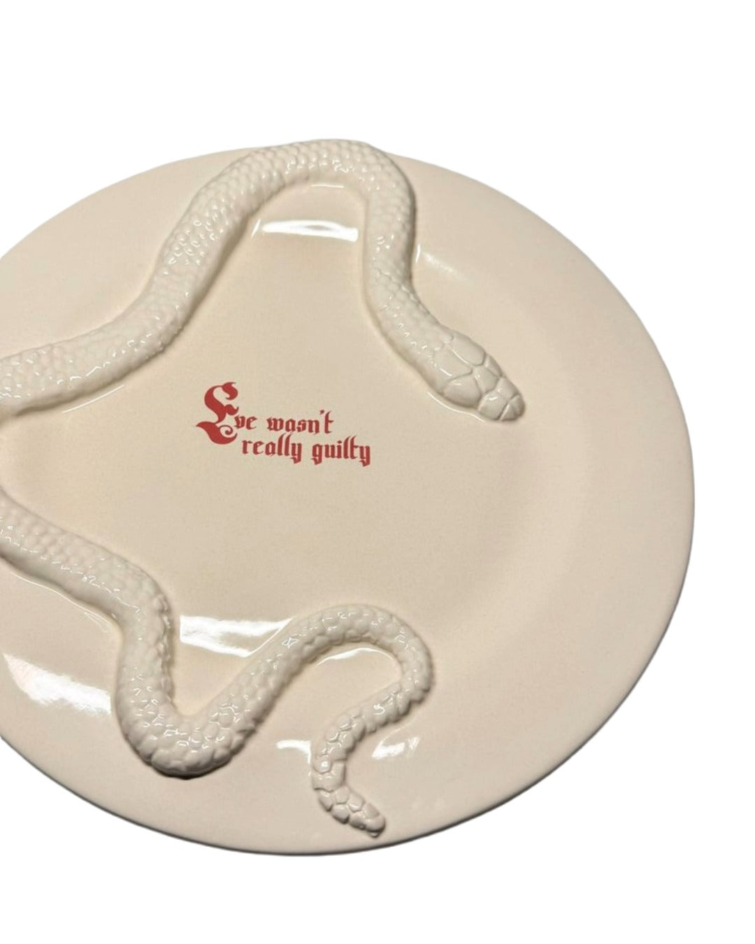 "Keep your body give me your soul" Assiette à dîner Forbidden