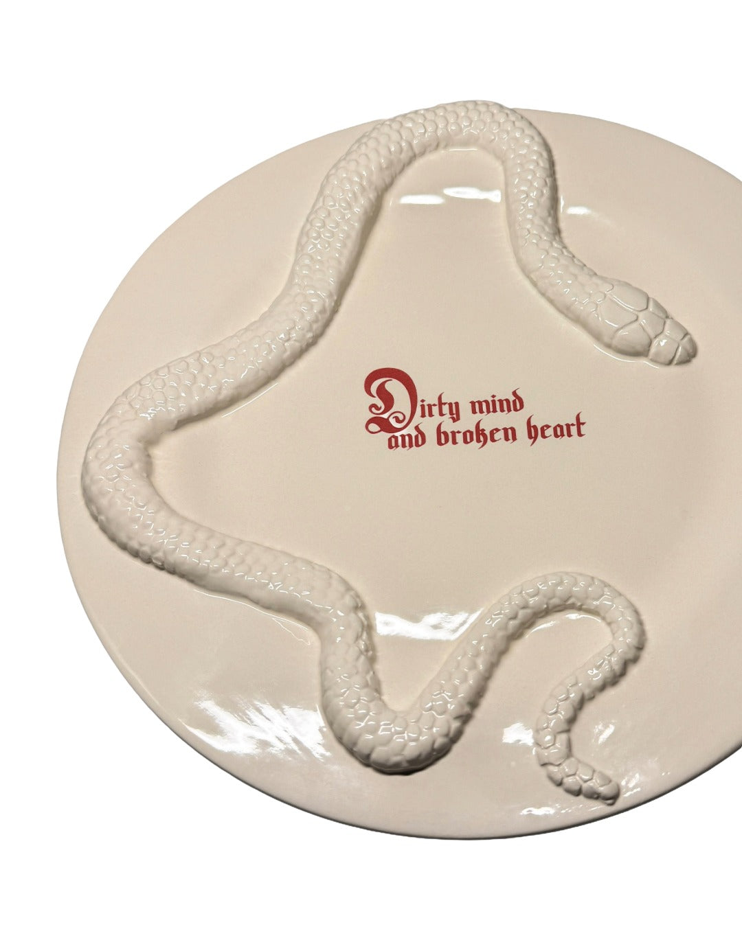 "Keep your body give me your soul" Assiette à dîner Forbidden