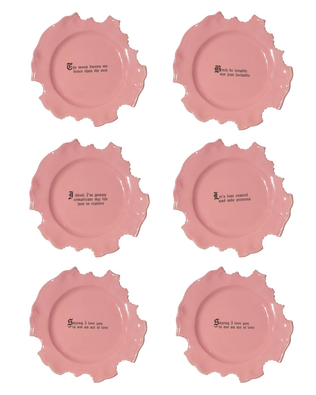Wrong Dinner Plate MIX - Set of 6 (-10%)