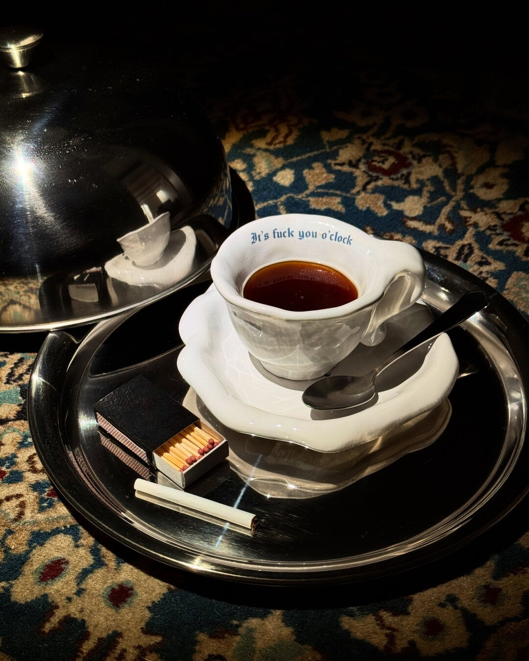 Issues Espresso Cup - "It's fuck you o'clock