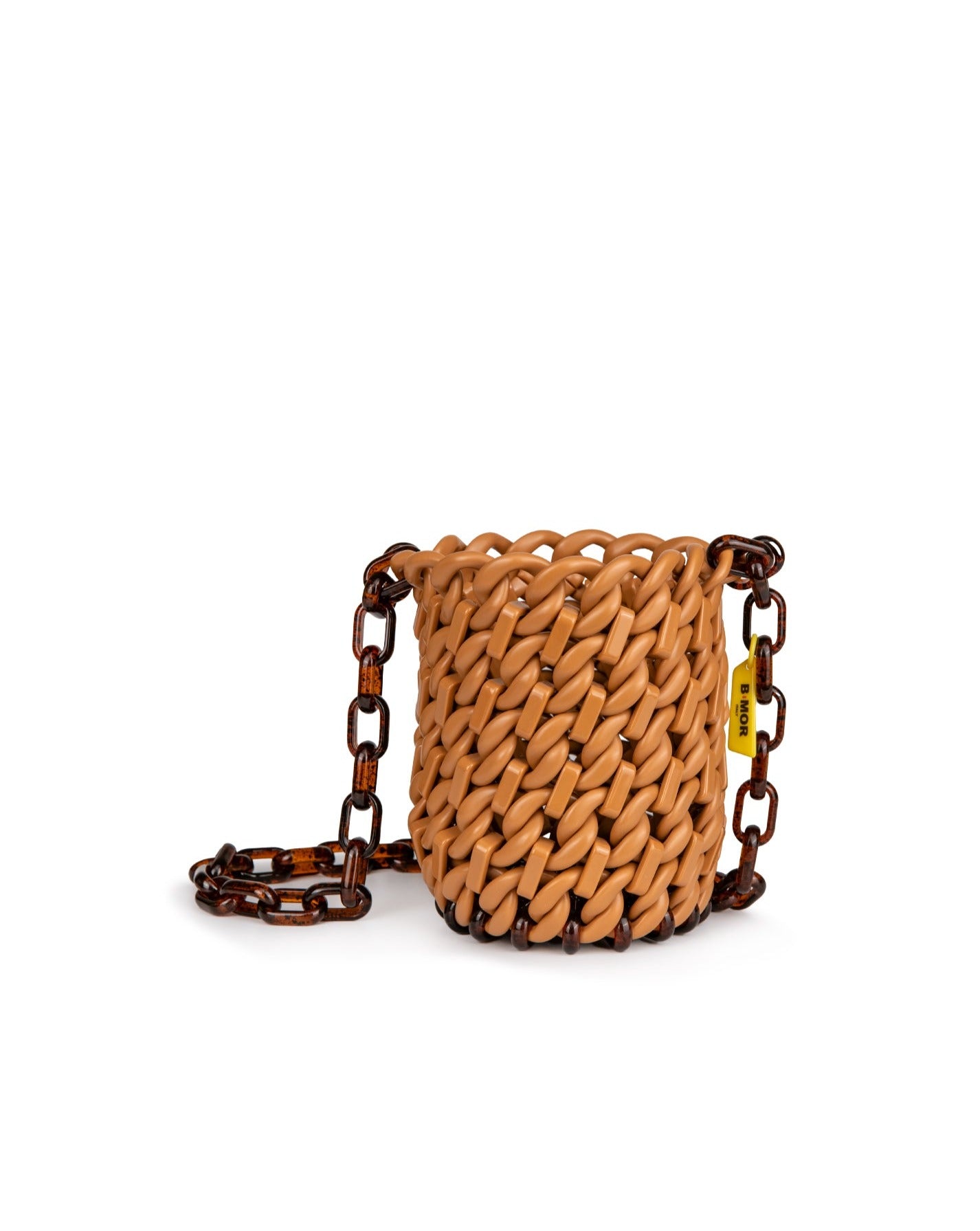 Handmade resin bucket bag - BiMOR Italy