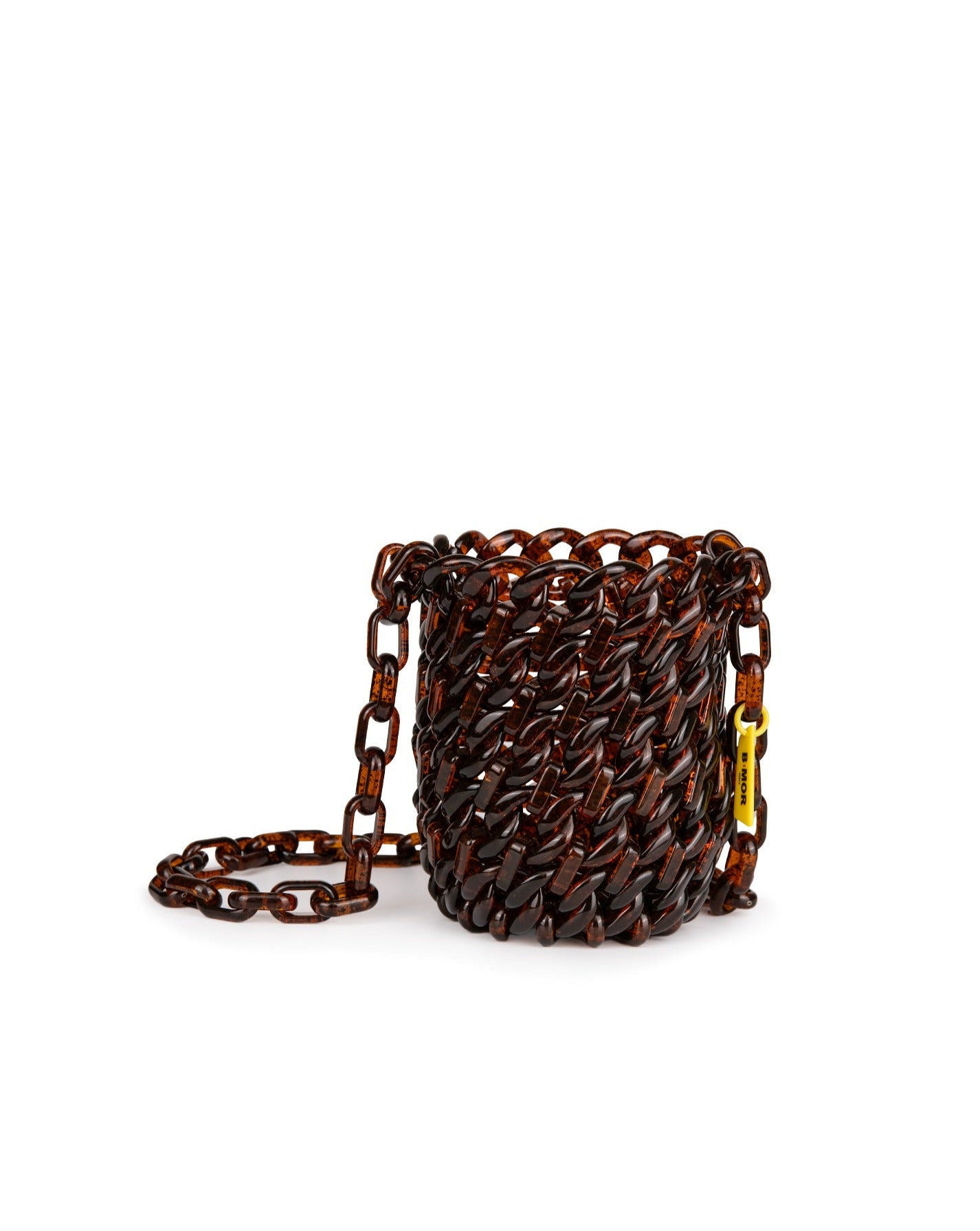 Handmade resin bucket bag - BiMOR Italy