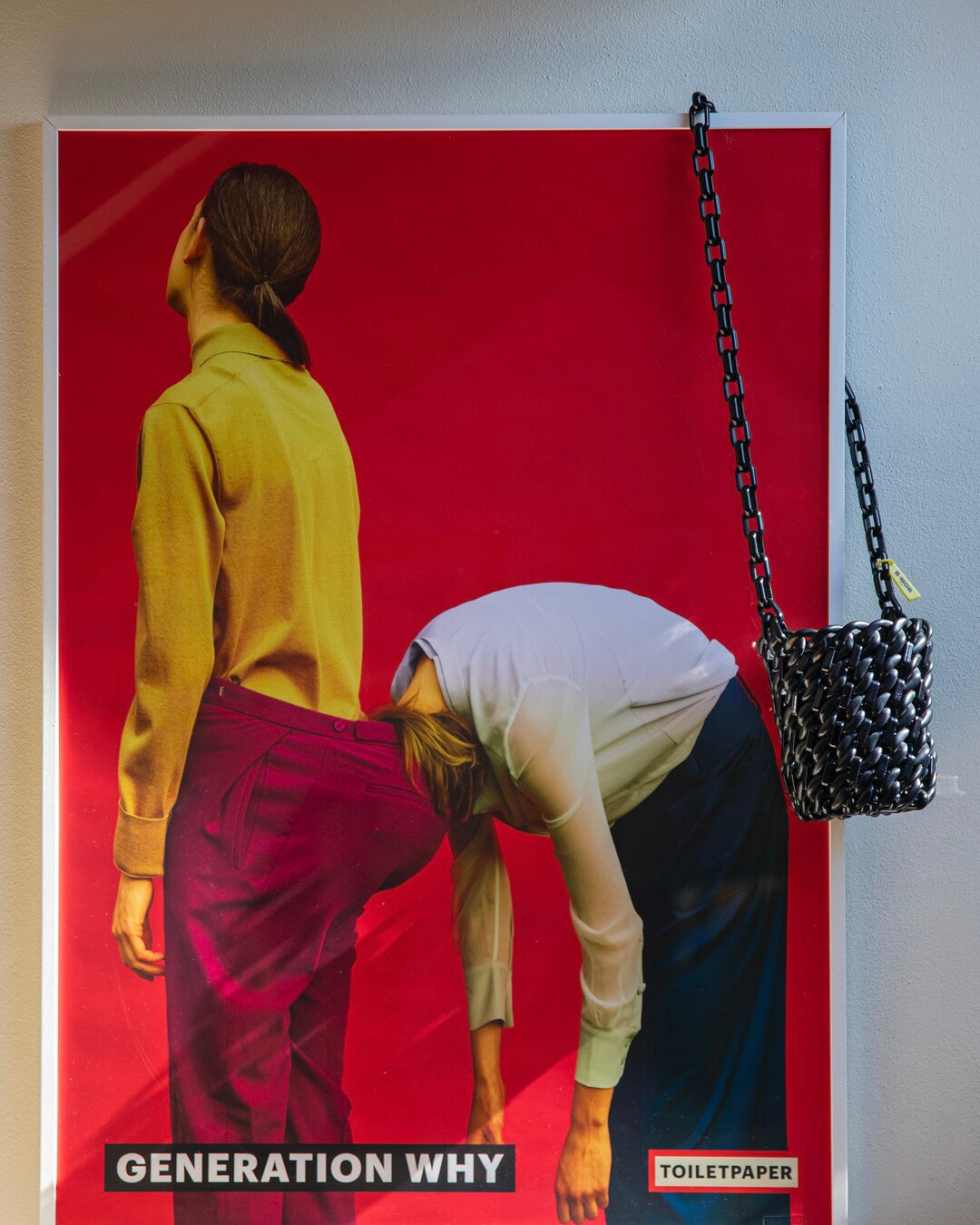 Handmade resin bucket bag - BiMOR Italy