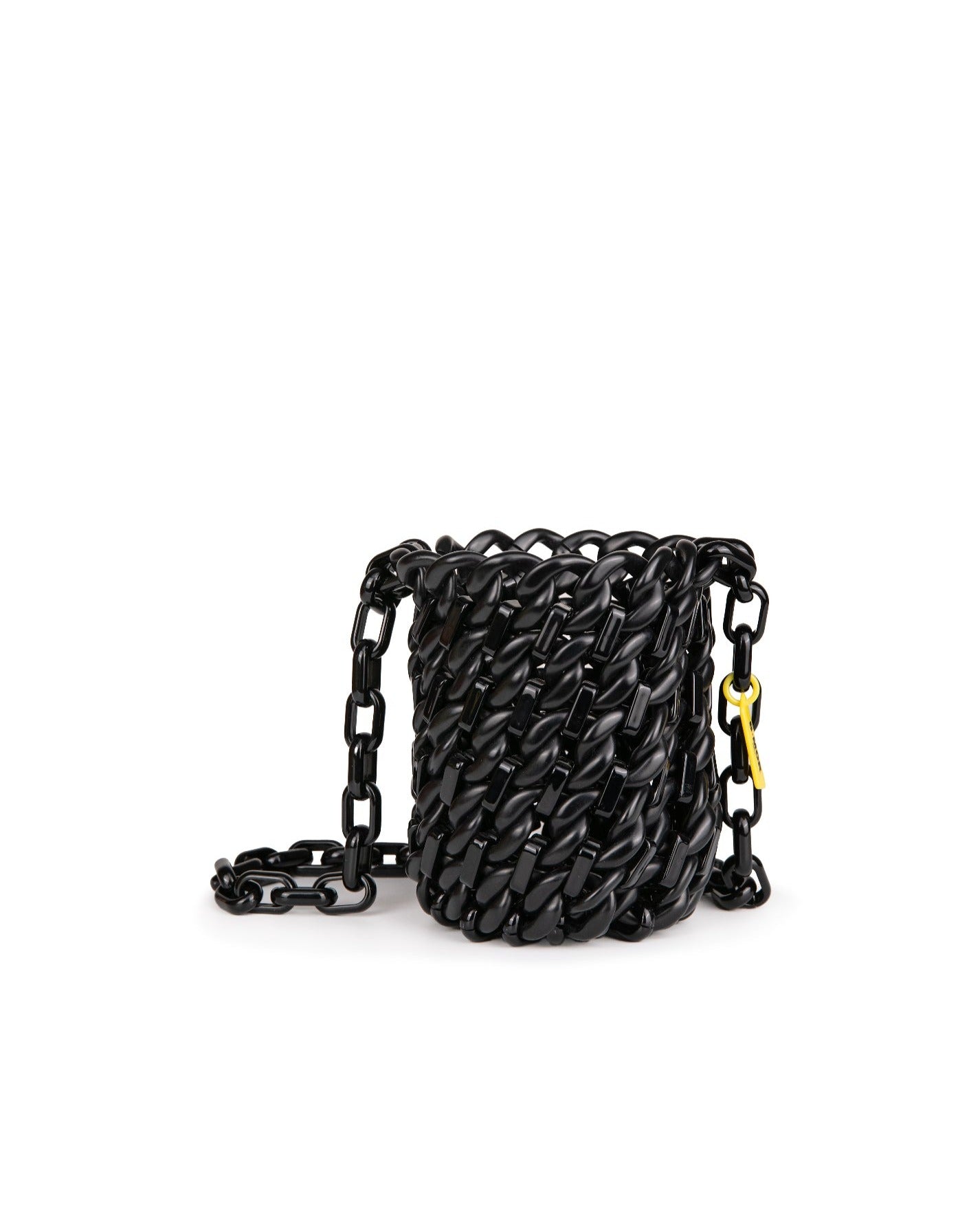 Handmade resin bucket bag - BiMOR Italy