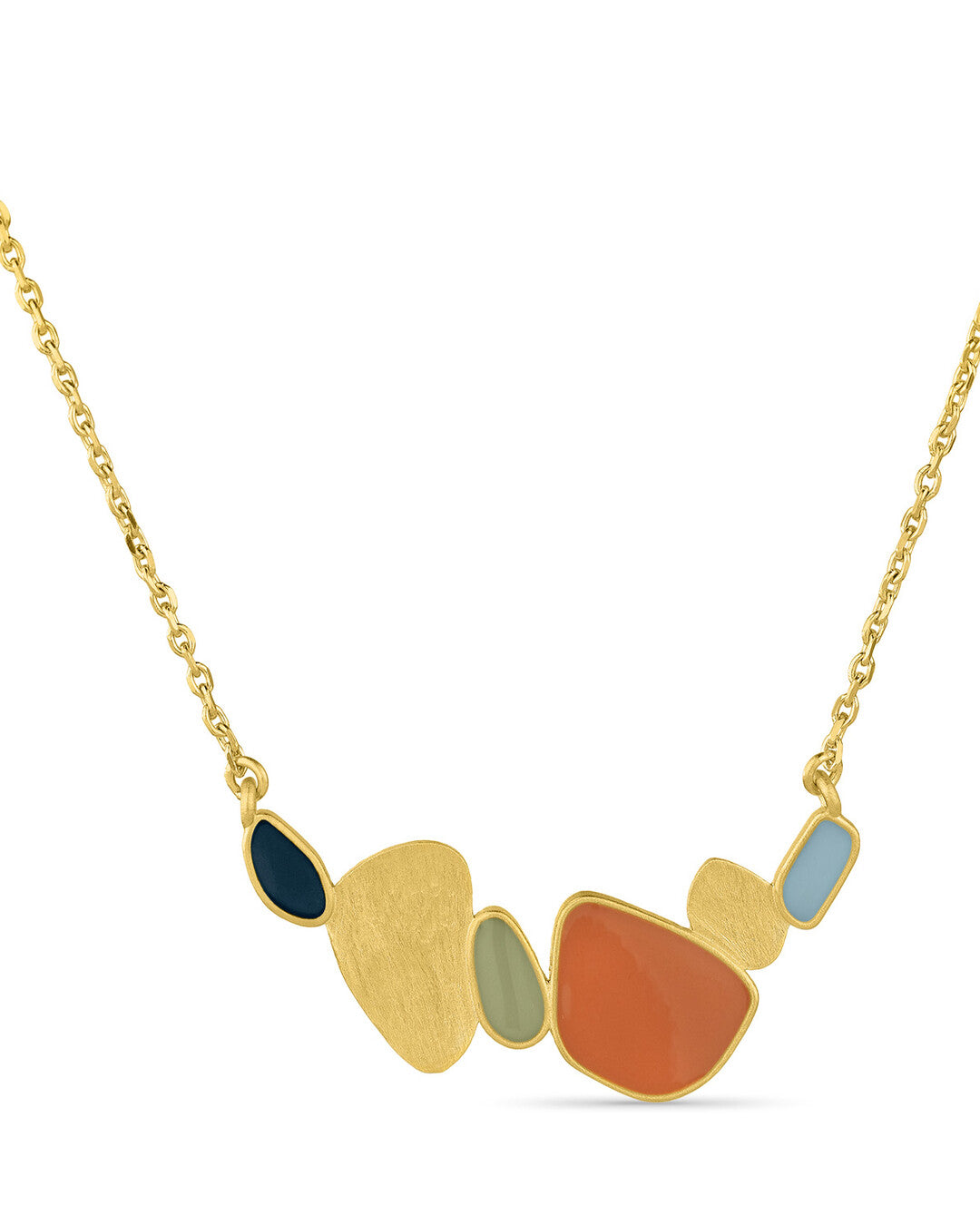 Golden Necklace with Pendant Thalus