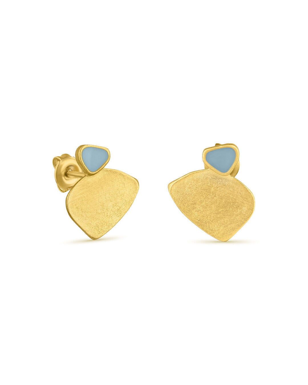 Small stud golden earrings Thalus
