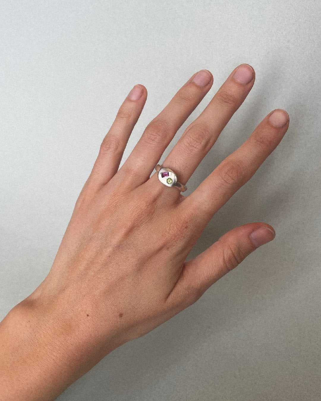 Judit Cuadros handmade silver ring