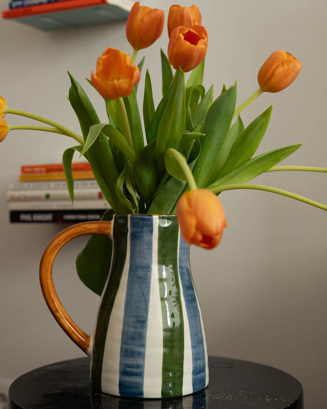 Handmade striped Jug - Valsa Home