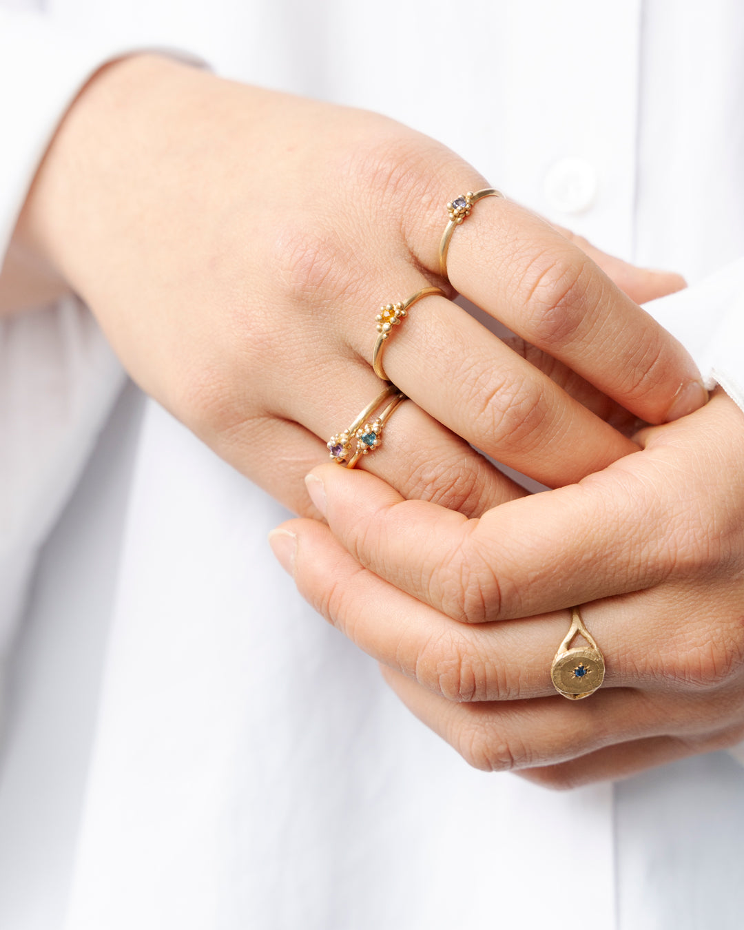 ring handmade handcrafted metal jewelry Lunifatto
