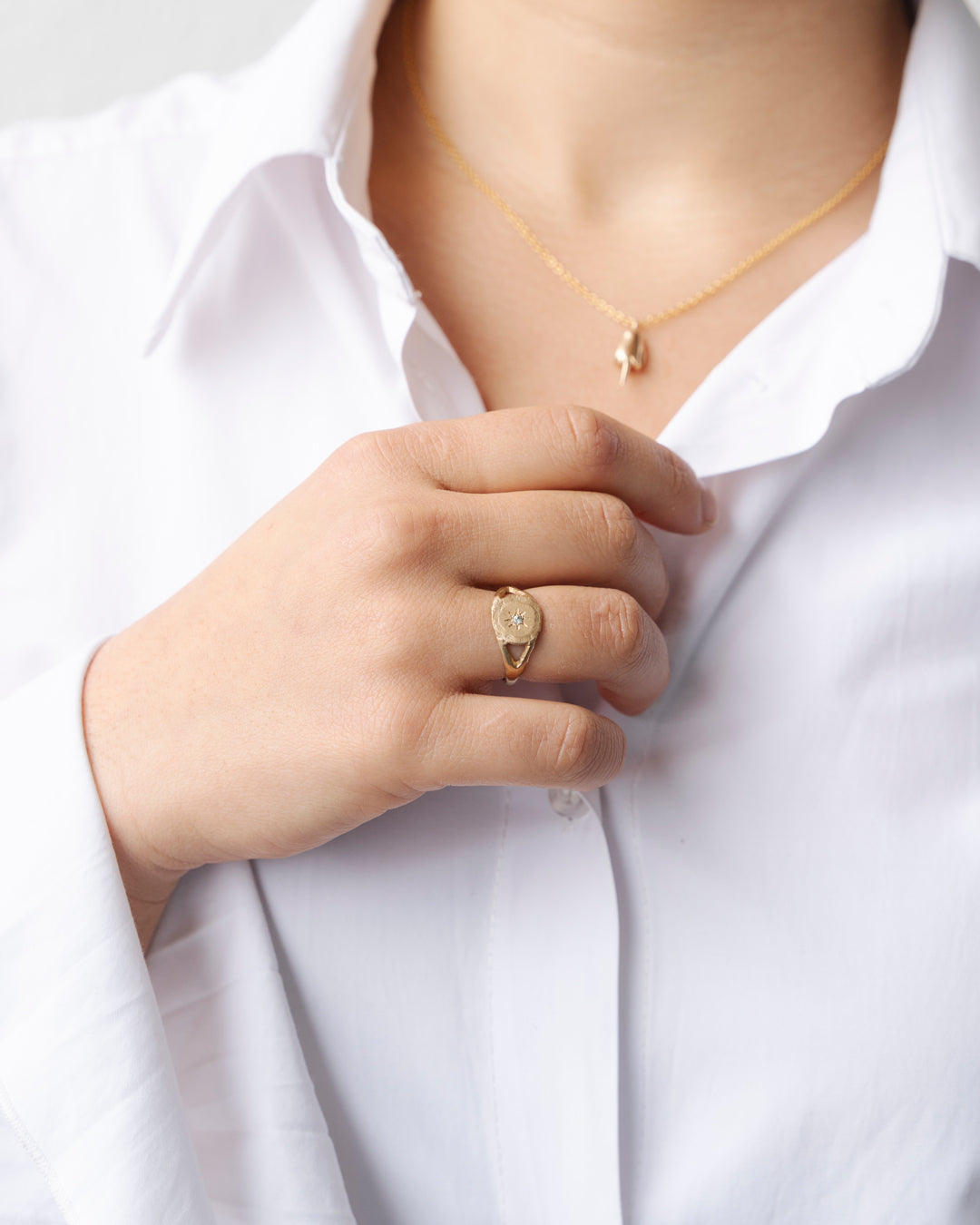 ring handmade handcrafted metal jewelry Lunifatto