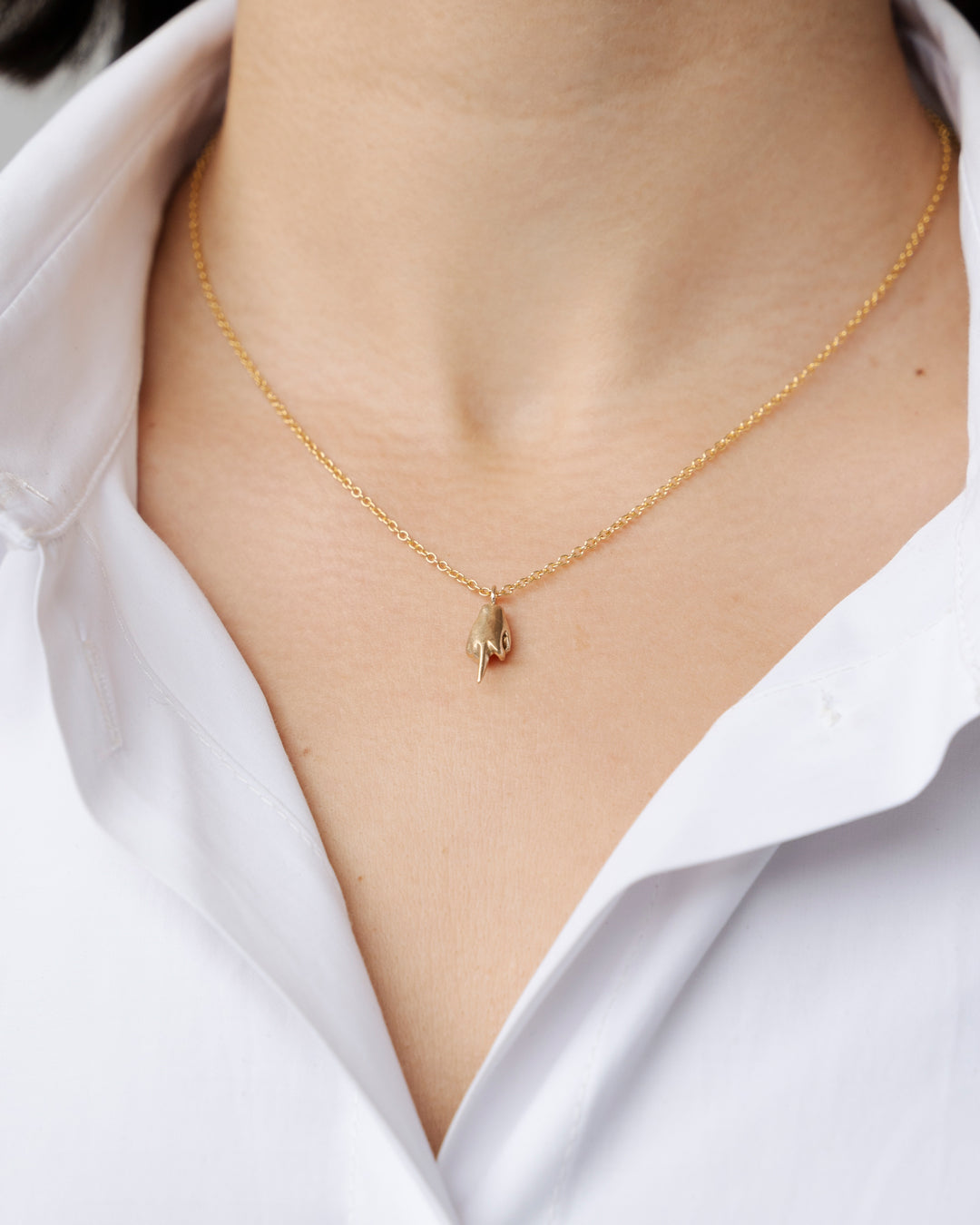 Necklace handmade handcrafted metal jewelry Lunifatto