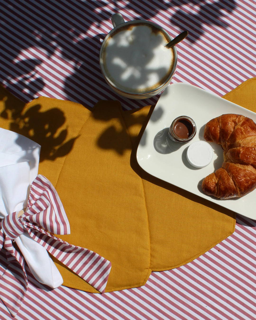 Croissant - Handmade placemat - L'amour des bon bons