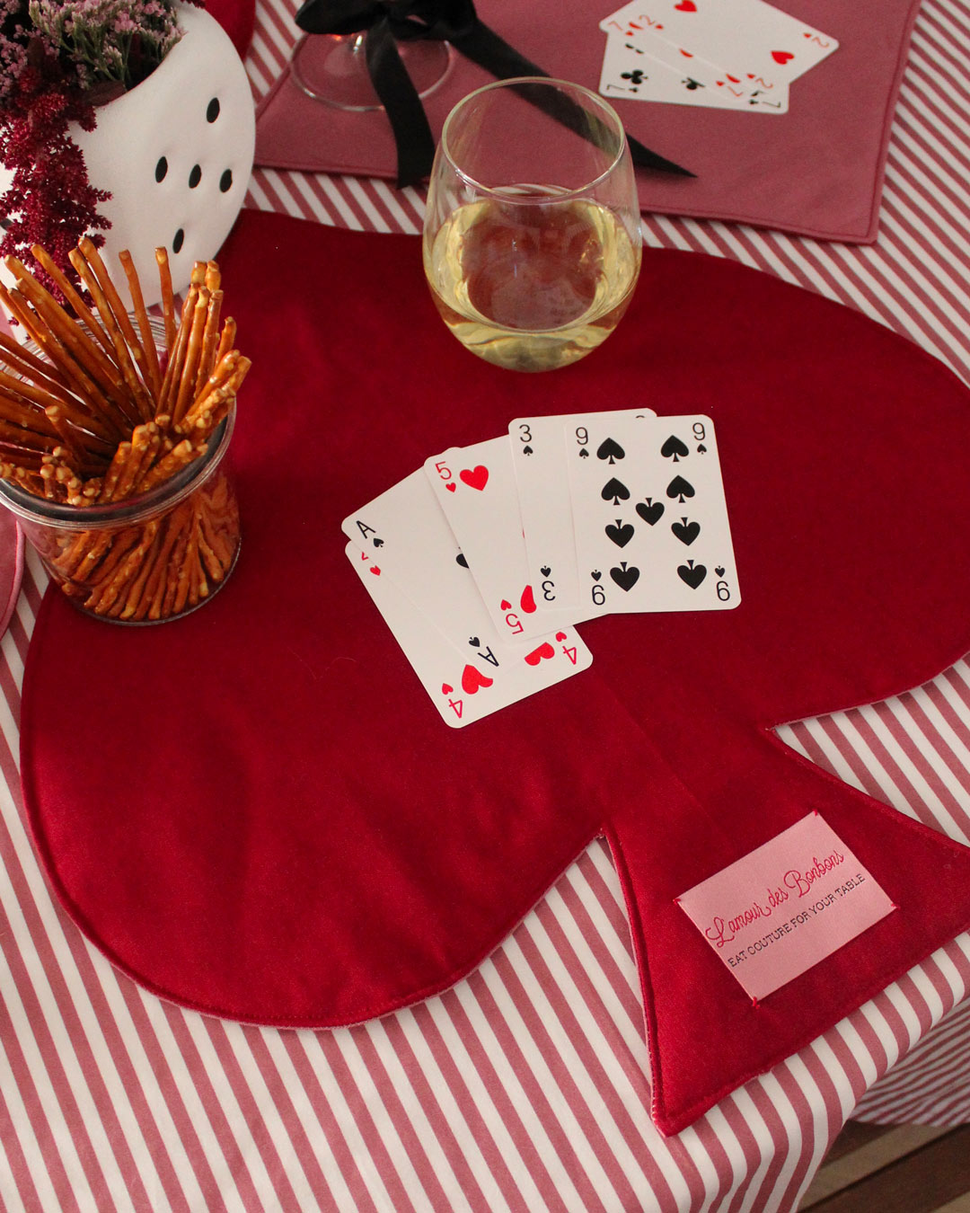 Handmade placemat - L'amour des bon bons