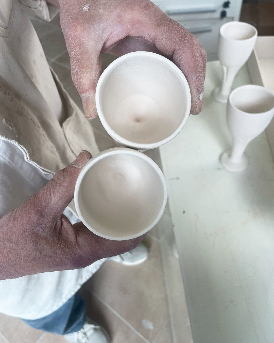 the ADAMO chalice - glossy white
