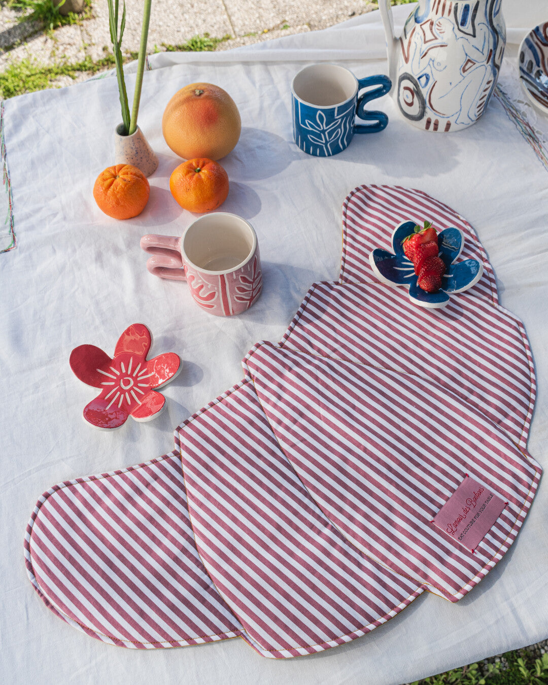 Serum tea cup with plate