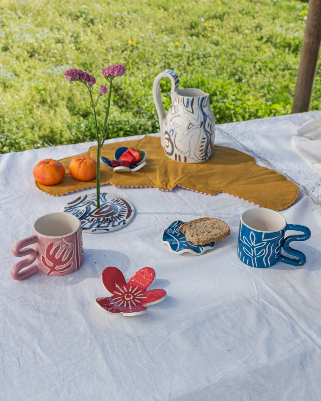Croissant je t'aime placemat