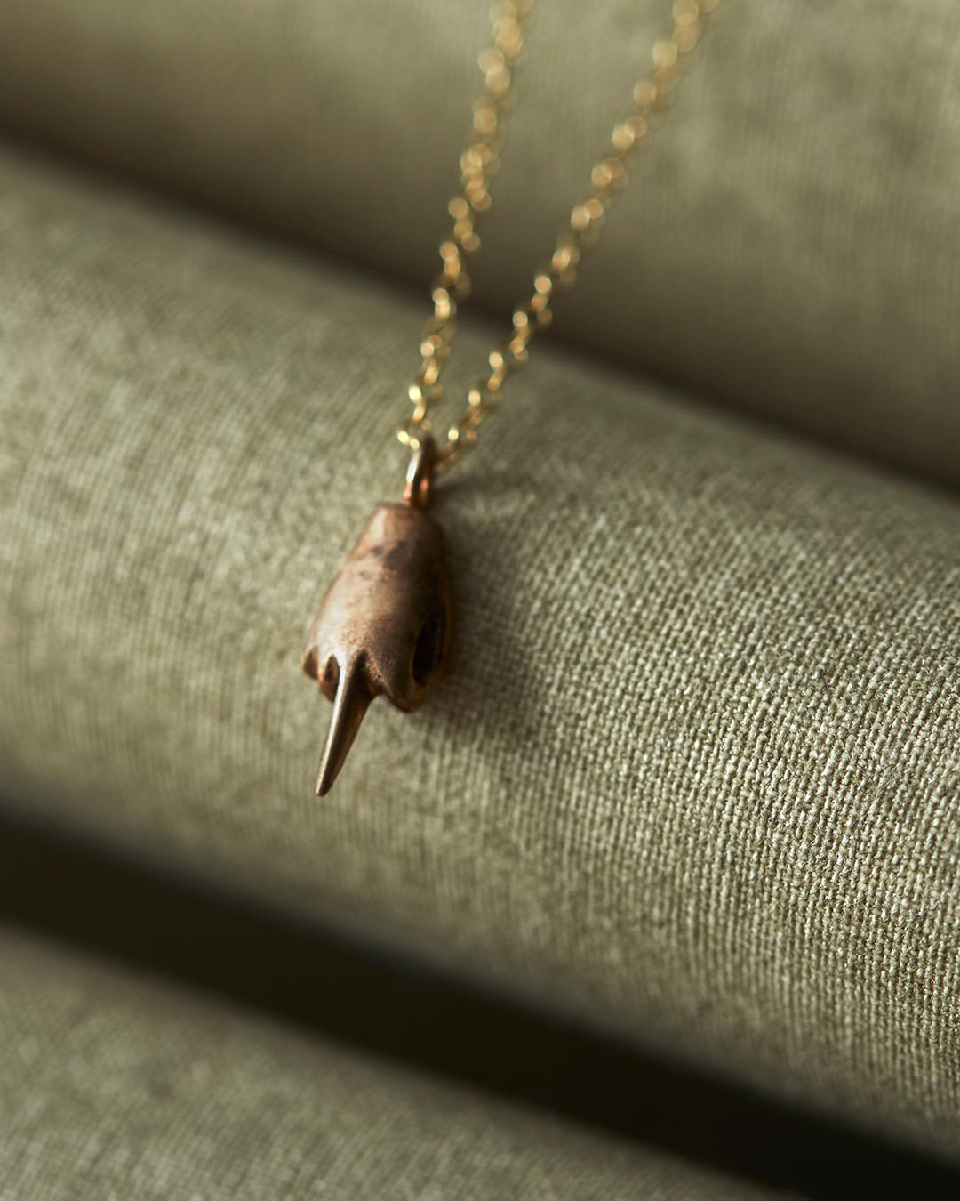 Necklace handmade handcrafted metal jewelry Lunifatto